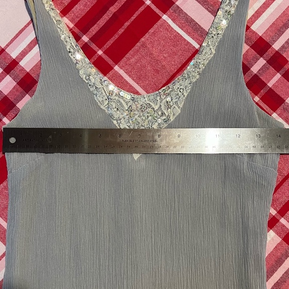 Sigrid Olsen Silk and Sequin Camisole Tank Top Size 6 - Picture 15 of 16
